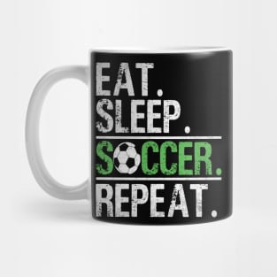 Eat Sleep Soccer Repeat - Soccer Player Coach Boys Mug